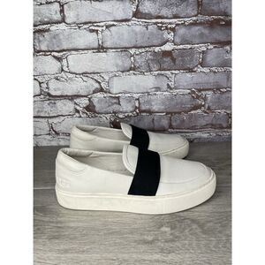 UGG Chayze White Leather Slip On Sneakers Casual Platform Shoes Women 9M US/40EU